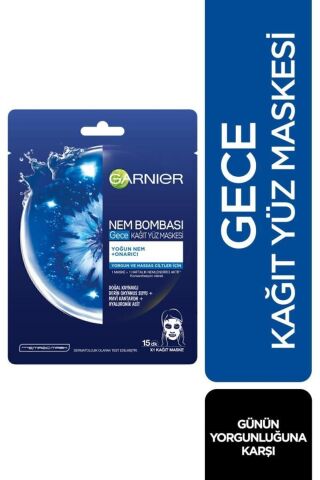 Yorgunluk Karşıtı Kağıt Gece Yüz Maskesi