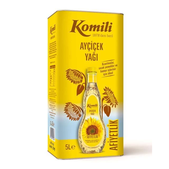 Komili Ayçiçek Yağı 5 lt