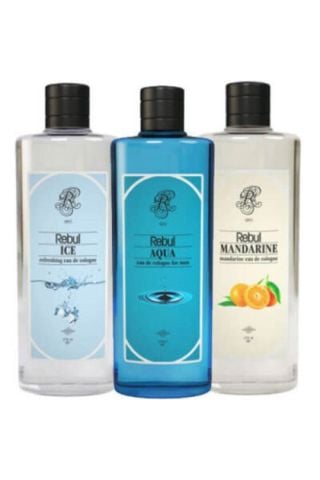 Rebul Mandarine - Aqua - Ice ( 3 lü Set) 270 ml Cam Şişe