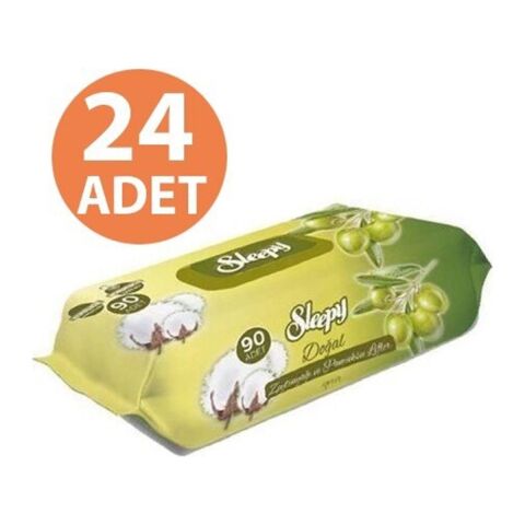 Sleepy Zeytinyağlı ve Pamuklu 90X24 (2160 Yaprak)