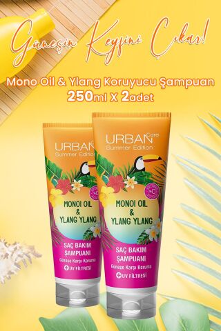Urban Care Monoi Oil & Ylang Koruyucu Şampuan 250 ml x 2 Adet