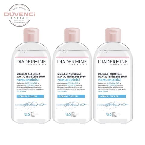 Diadermine Micellar Kusursuz Makyaj Temizleme Suyu Nemlendirici 400 ml x 3 Adet