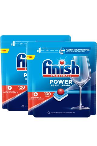 Finish Hepsi Bir Arada 200 Tablet (100 'lü x 2 Adet)