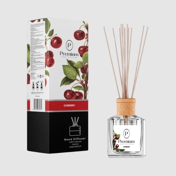 Premium Reed Diffuser Cherry (Kiraz) Oda Kokusu 100 ml