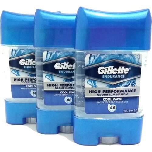 Gillette Antiperspirant Gel Cool Wave 70 ml x 3 Adet