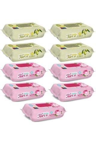 Gül Kokulu 90'lı X5 ve Zeytinyağlı 90'lı X4 810 Yaprak Baby Turco