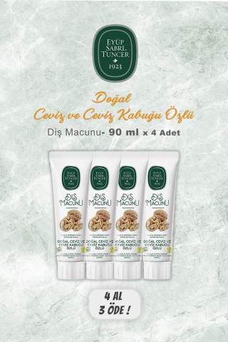 4 AL 3 ÖDE Eyüp Sabri Tuncer Diş Macunu Ceviz Özlü 90 ml
