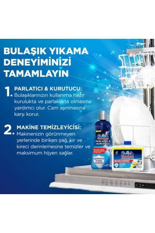 Finish Hepsi Bir Arada 100 Tablet ve Parlatıcı 800 ml