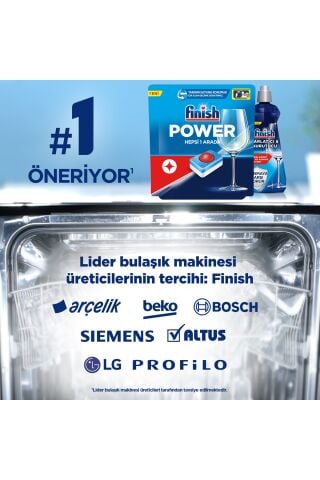 Finish Hepsi Bir Arada 100 Tablet ve Parlatıcı 800 ml