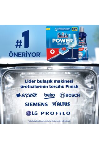 Finish Hepsi Bir Arada 100 Tablet ve Parlatıcı 800 ml