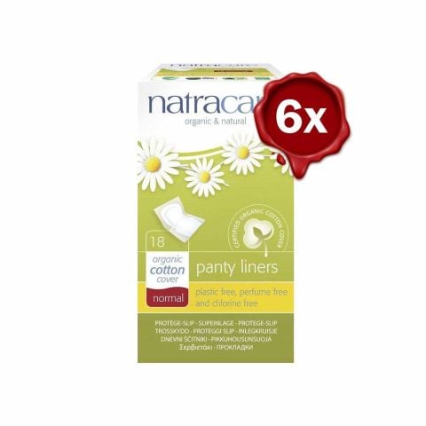 Natracare Organic Cotton Cover Normal 18 Adet x 6