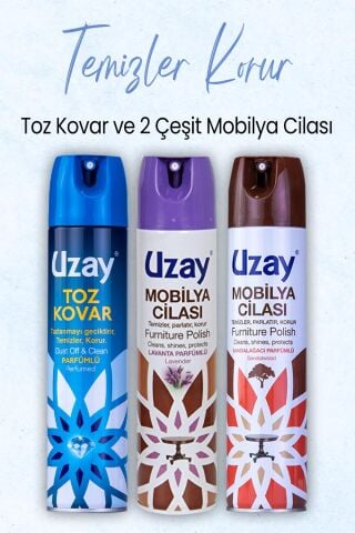 Uzay Toz Kovar ve 2 Çeşit Mobilya Cilası