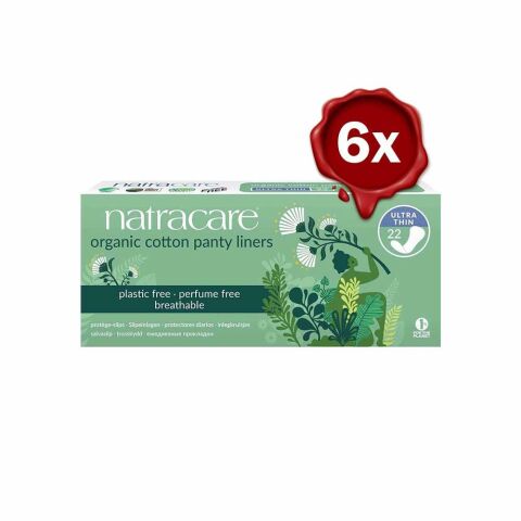 Natracare Günlük Ped Ultra İnce 22 Adet x 6
