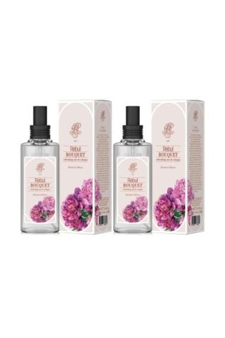 Rebul Bouquet Kolonya 100 ml (Cam Şişe) Spreyli (Buket - Şakayık) * 2 Adet