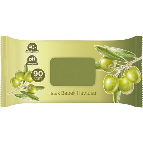 Sleepy Zeytinyağlı Islak Havlu 6 x 90'lı 6 Paket 540 Yaprak