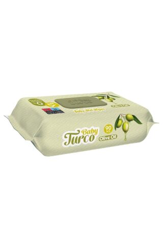 Baby Turco Islak Havlu Mendil 90 Yaprak Karma 6 Lı Set (gül/zeytinyağı) 540 Yaprak