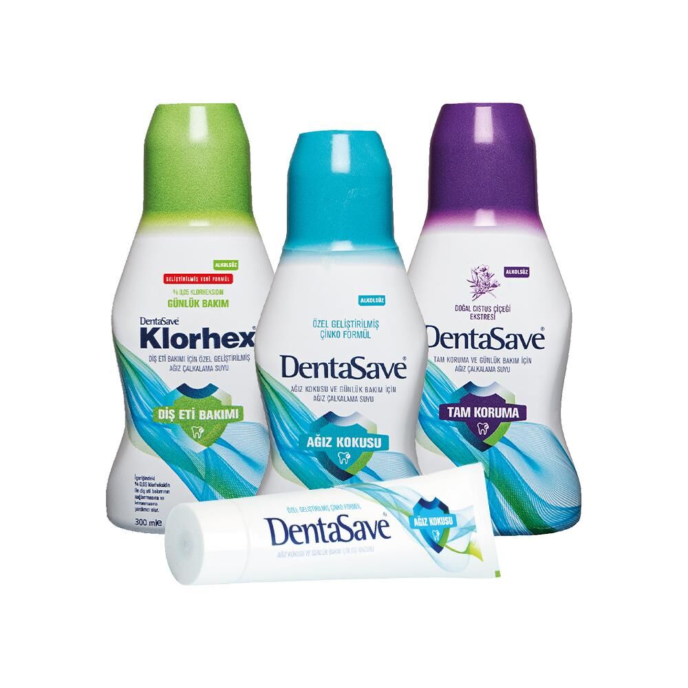 DentaSave Diş Macunu Çinko, Ağız Çalkalama Suyu Ağız Kokusu Çinko, Bakım Günlük ve Cistus 300 ml
