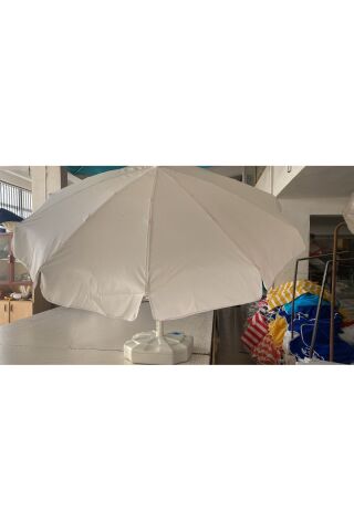world sea home Plaj Balkon Bahçe Şemsiye 10 telli 200 cm Kalın Kumaş+BİDON DAHİL