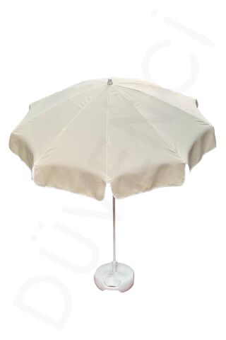 world sea home Plaj Balkon Bahçe Şemsiye 10 telli 200 cm Kalın Kumaş Bidonsuz