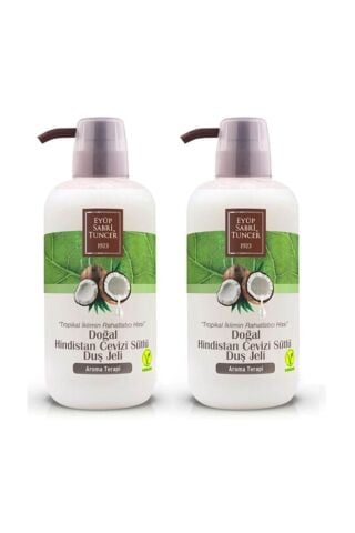 Eyüp Sabri Tuncer Doğal Hindistan Cevizi Sütlü Duş Jeli 600 ml x 2