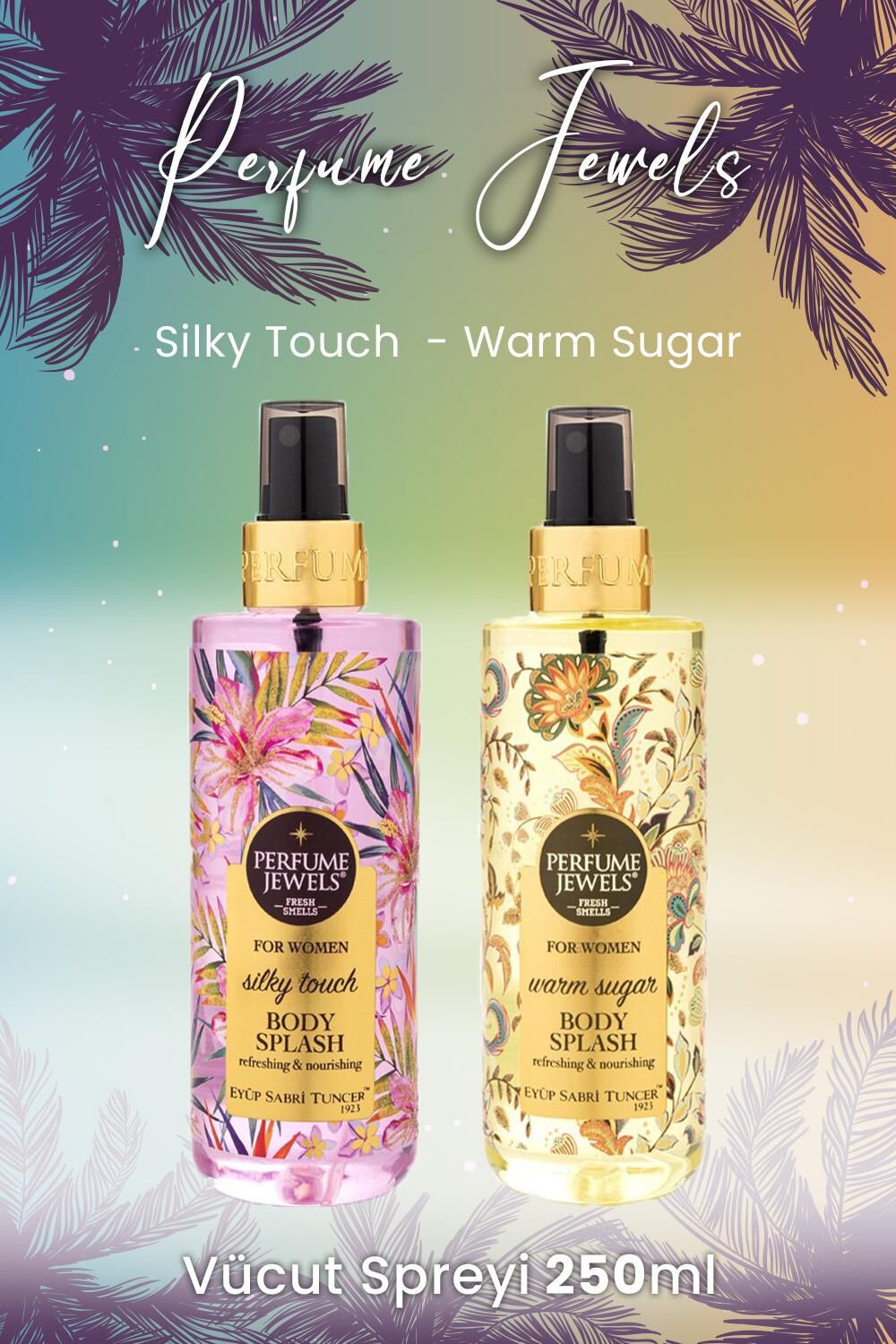 Eyüp Sabri Tuncer Pj Body Splash Silky Touch 250 ml ve Warm Sugar 250 ml