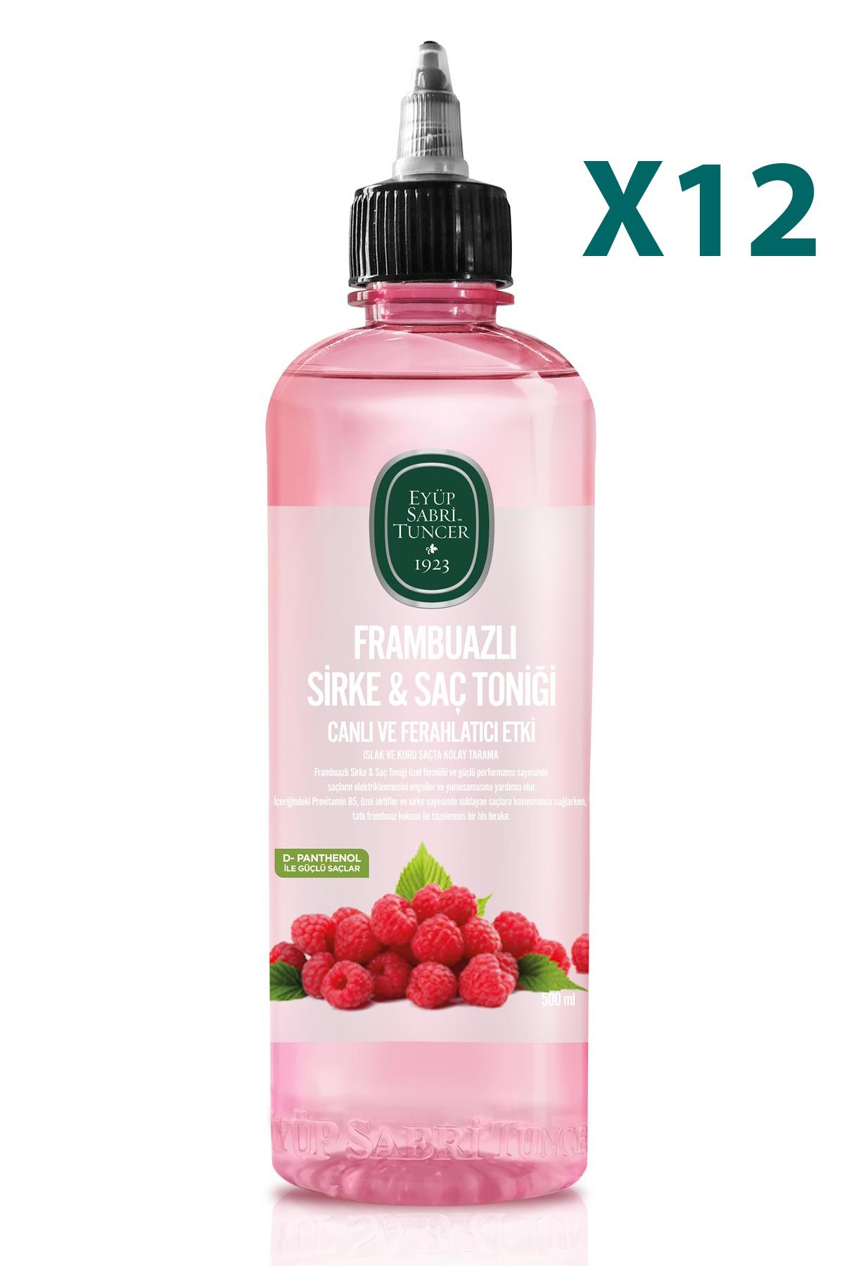 Frambuazlı Sirke & Saç Toniği 500 ml x 12