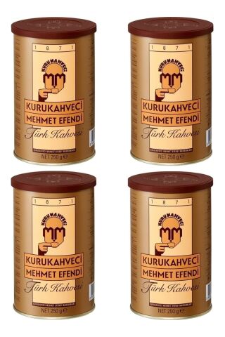 Mehmet Efendi Türk Kahvesi 250 Gr x 4