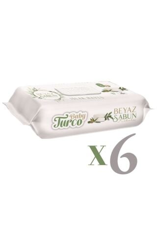 Baby Turco 90 Lı Beyaz Sabun Kokulu Islak Havlu 6 Lı Set