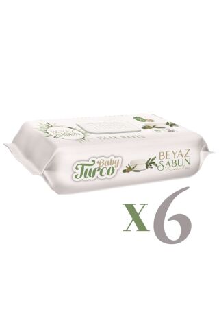 Baby Turco 90 Lı Beyaz Sabun Kokulu Islak Havlu 6 Lı Set