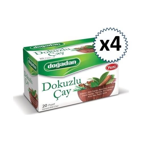 Doğadan Form Dokuzlu Çay 20li x 4 Kutu