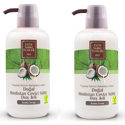 Eyüp Sabri Tuncer Doğal Hindistan Cevizi Sütlü Duş Jeli 600 ml x 2