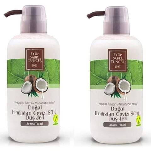 Eyüp Sabri Tuncer Doğal Hindistan Cevizi Sütlü Duş Jeli 600 ml x 2