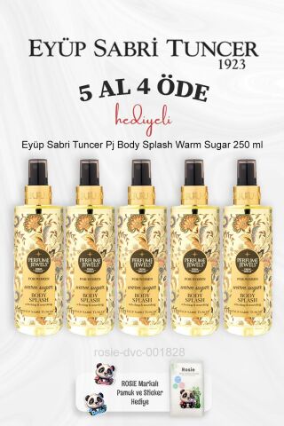 Eyüp Sabri Tuncer Pj Body Splash Warm Sugar 250 ml 5 Al 4 Öde ve Rosie Pamuk
