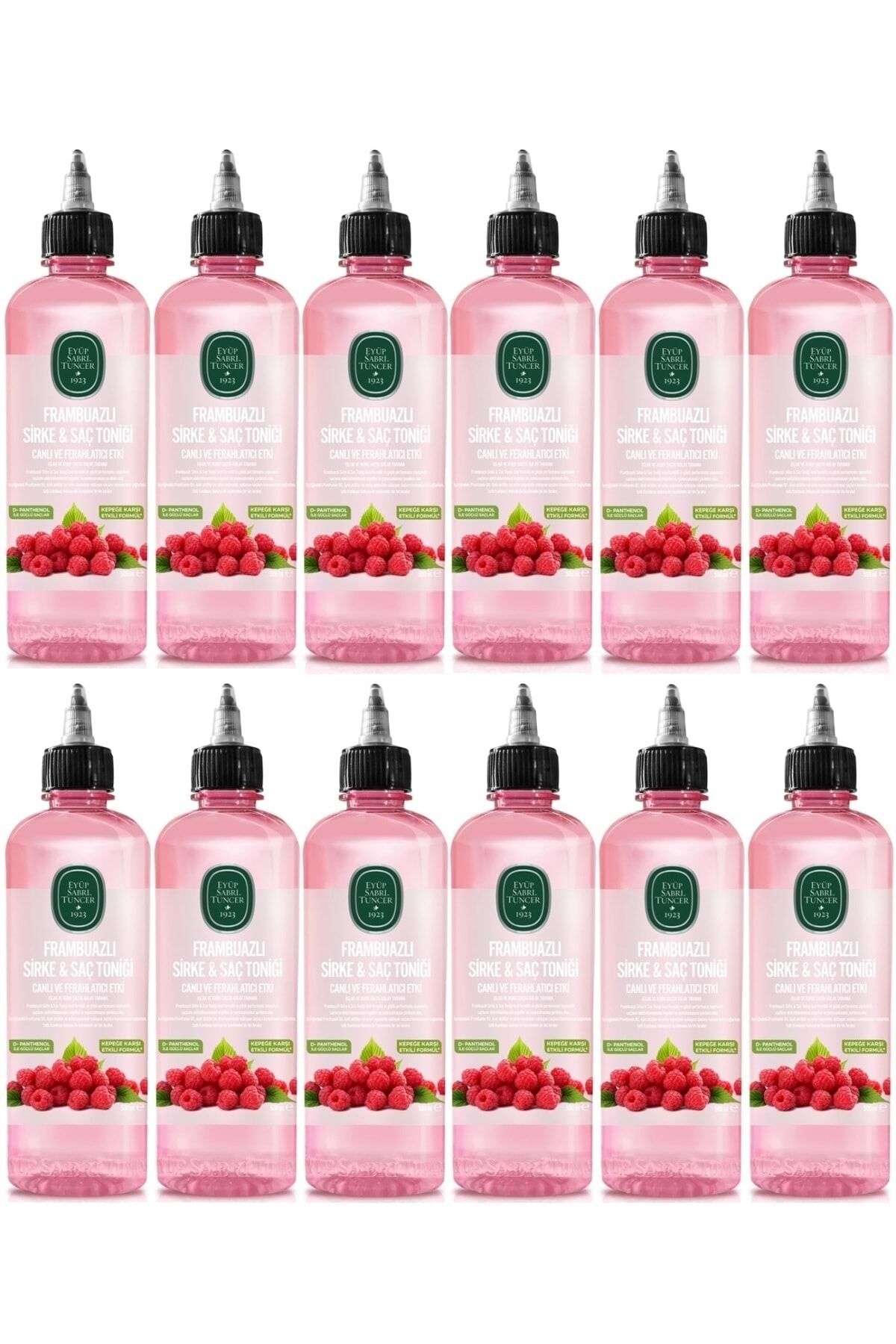 Frambuazlı Sirke & Saç Toniği 500 ml x 12