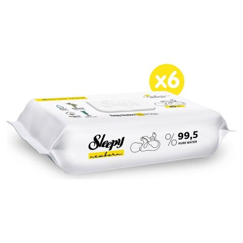 Sleepy Yenidoğan Islak Bebek Havlusu 6x40 (240 Yaprak)
