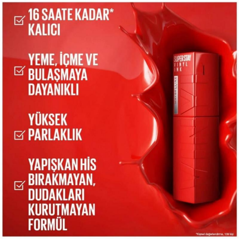 Maybelline Lash Sensational Maskara, 70 Amazonian Ruj, Vanilla 110 Fondöten, Misel Su ve ROSIE