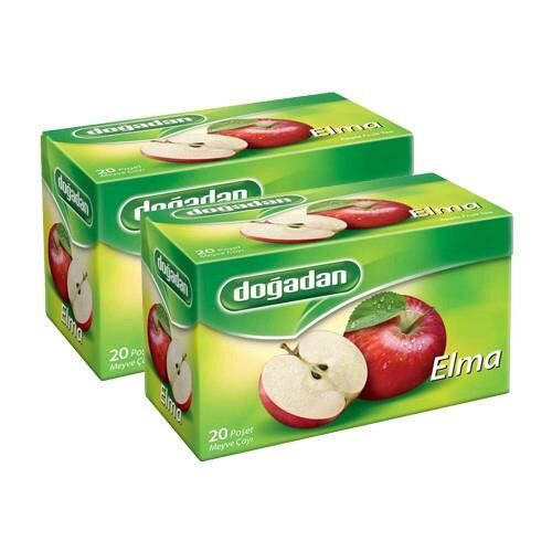 Doğadan Elma Çayı 20'li x 2 Kutu