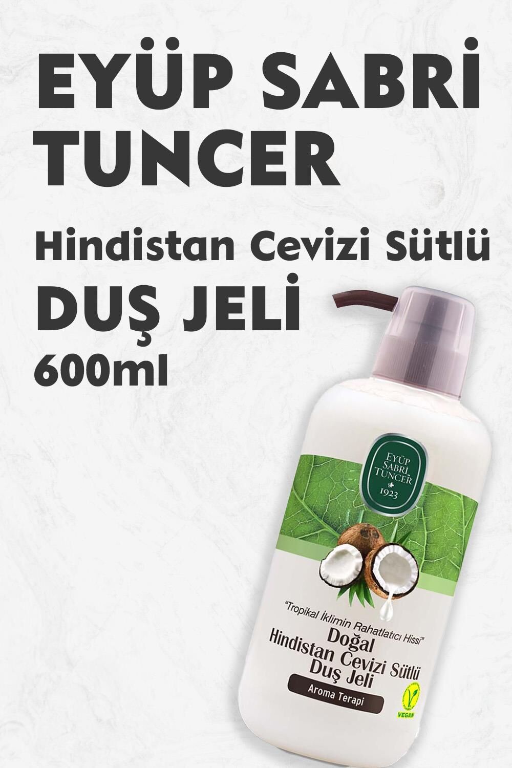 Eyüp Sabri Tuncer Doğal Hindistan Cevizi Sütlü Duş Jeli 600 ml