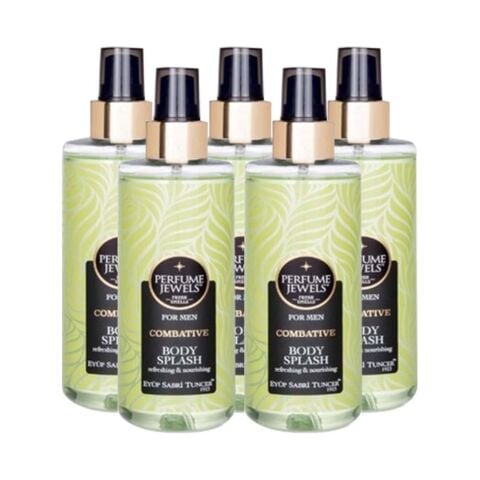 Eyüp Sabri Tuncer Pj Body Splash Combative Erkek 250 ml X 5