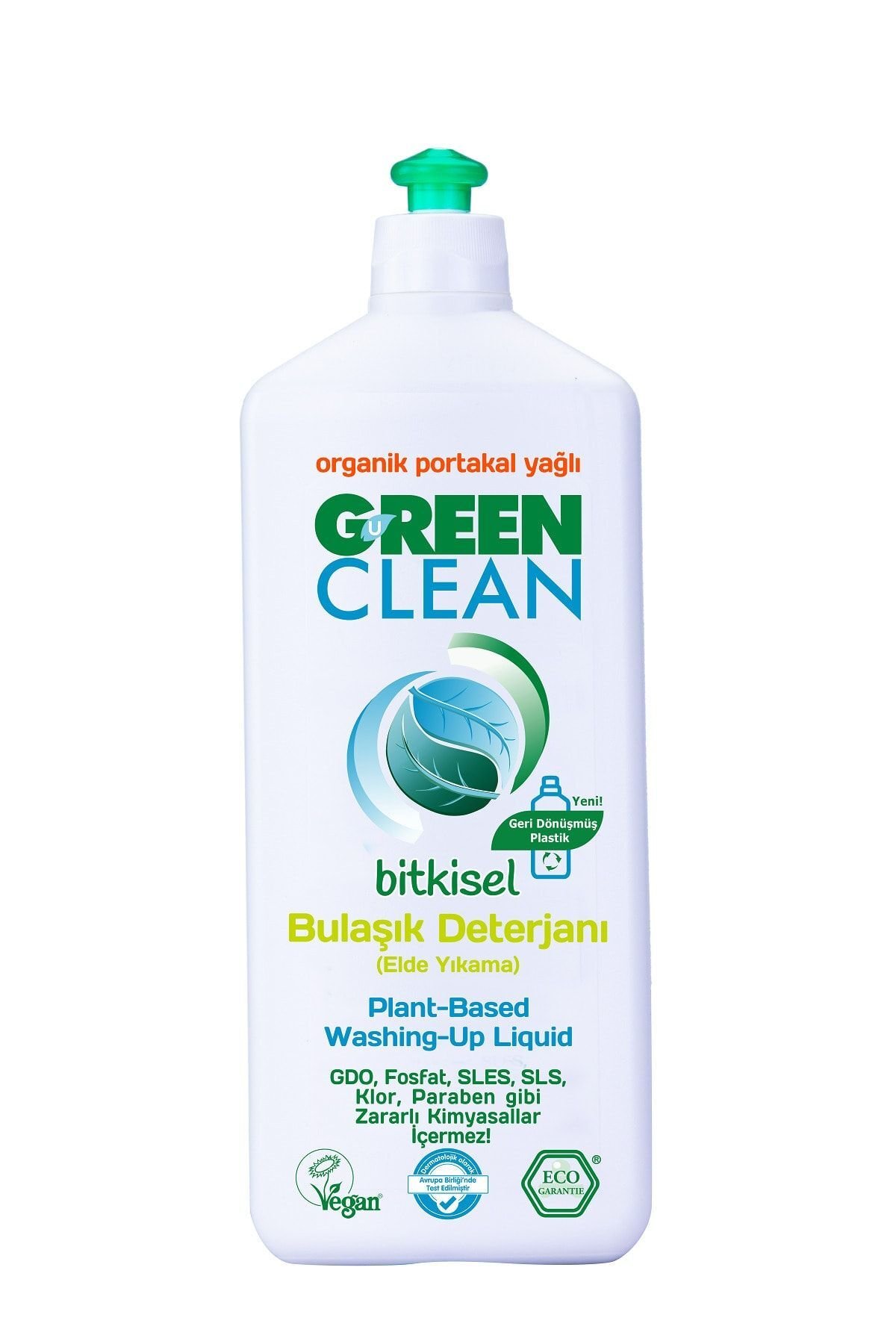 Green Clean Bitkisel Portakal Yağlı Bulaşık Deterjanı 730 ML