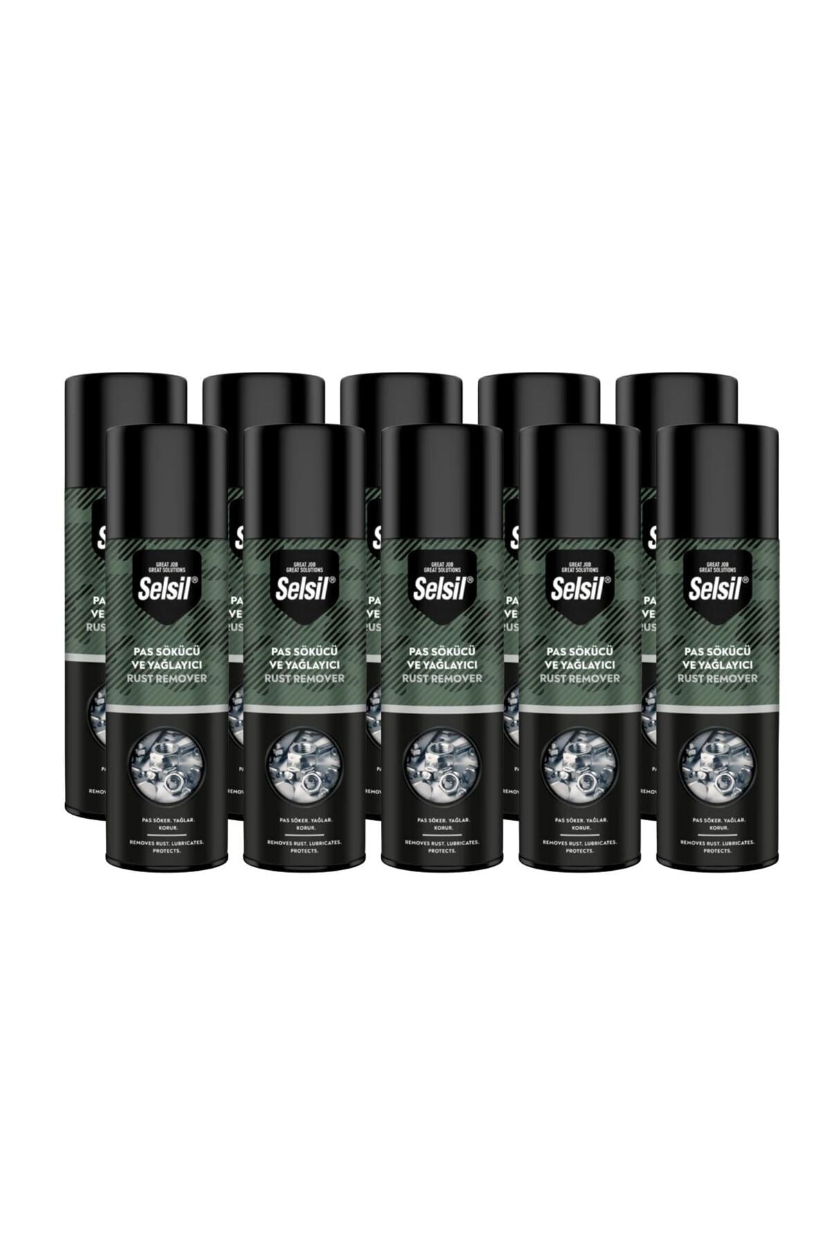 Selsil Selsıl Pas Sokucu ve Yaglayıcı 400 ml 10 ADET