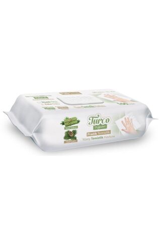 Yeşil Çam/Sabun Baby Turco yüzey temizlik havlusu 100 lü