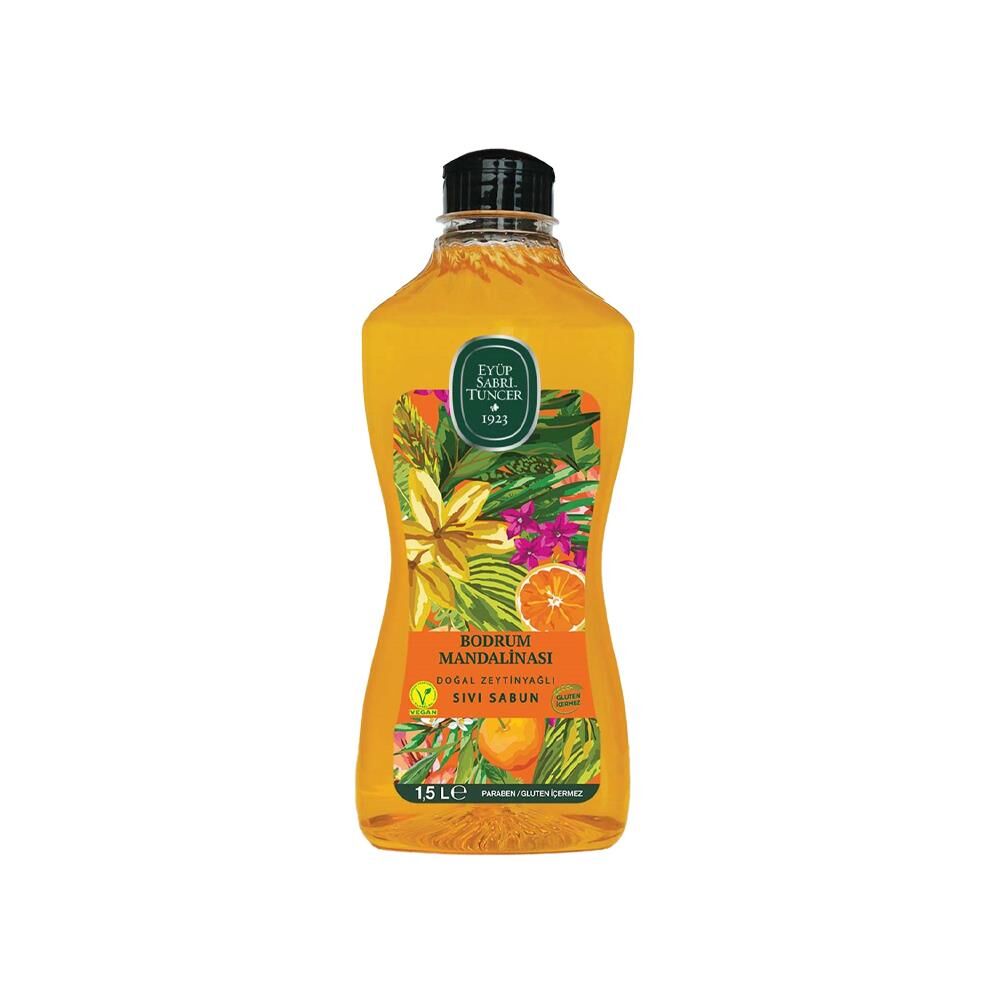 Eyüp Sabri Tuncer Bodrum Mandalinası Doğal Zeytinyağlı Sıvı Sabun 1500 ML