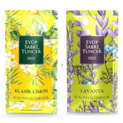 Eyüp Sabri Tuncer Klasik Limon ve Lavanta Kolonyalı Mendil 300 Adet