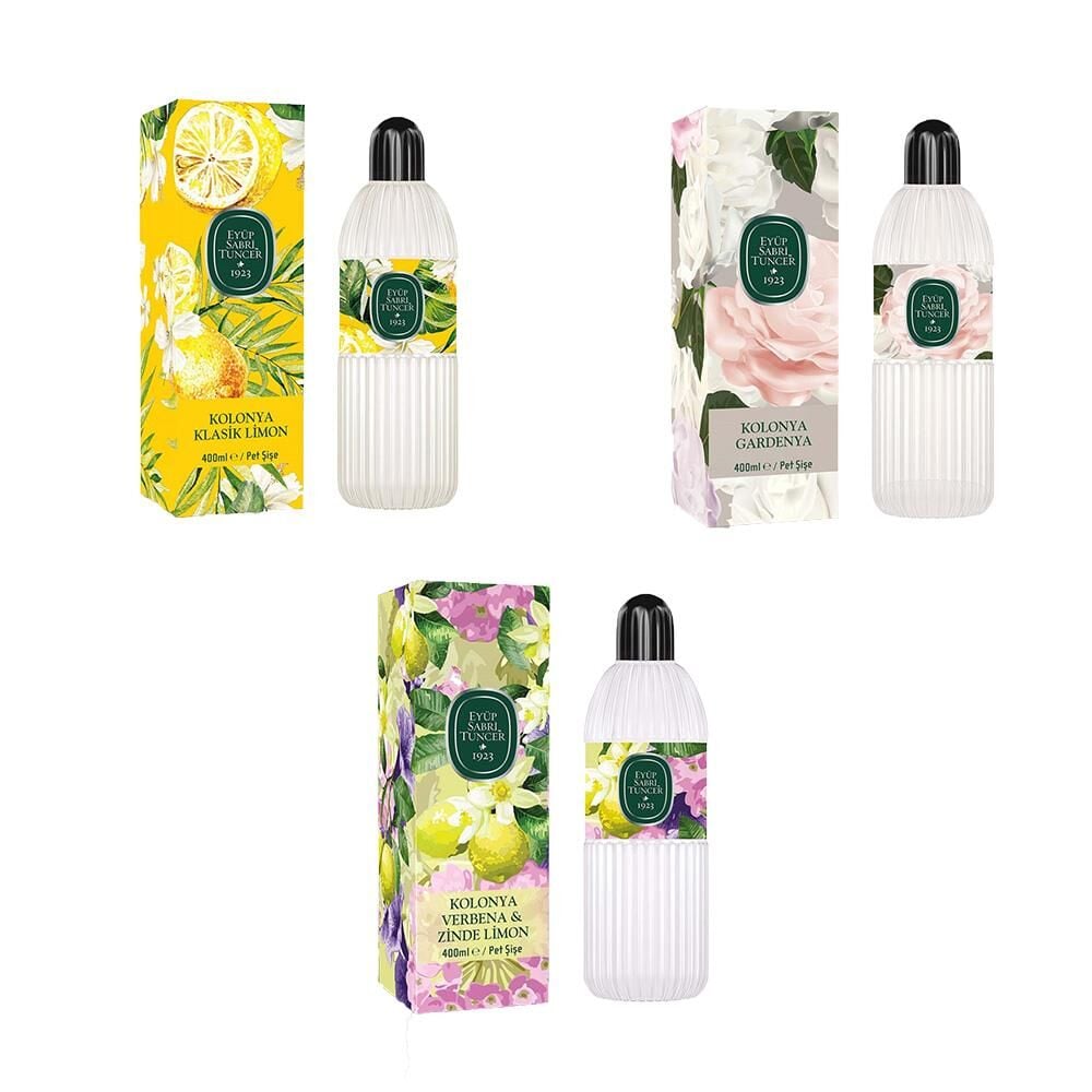 Eyüp Sabri Tuncer Kolonya Verbena & Zinde Limon, Klasik Limon ve Gardenya