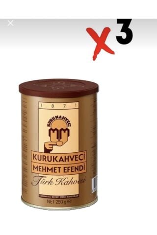 Kurukahveci Mehmet Efendi Türk Kahvesi 250 Gr x 3