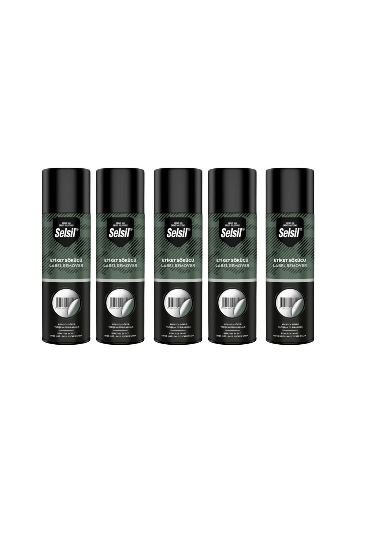 Selsil Etiket Sökücü Sprey 200 ml 5 Adet