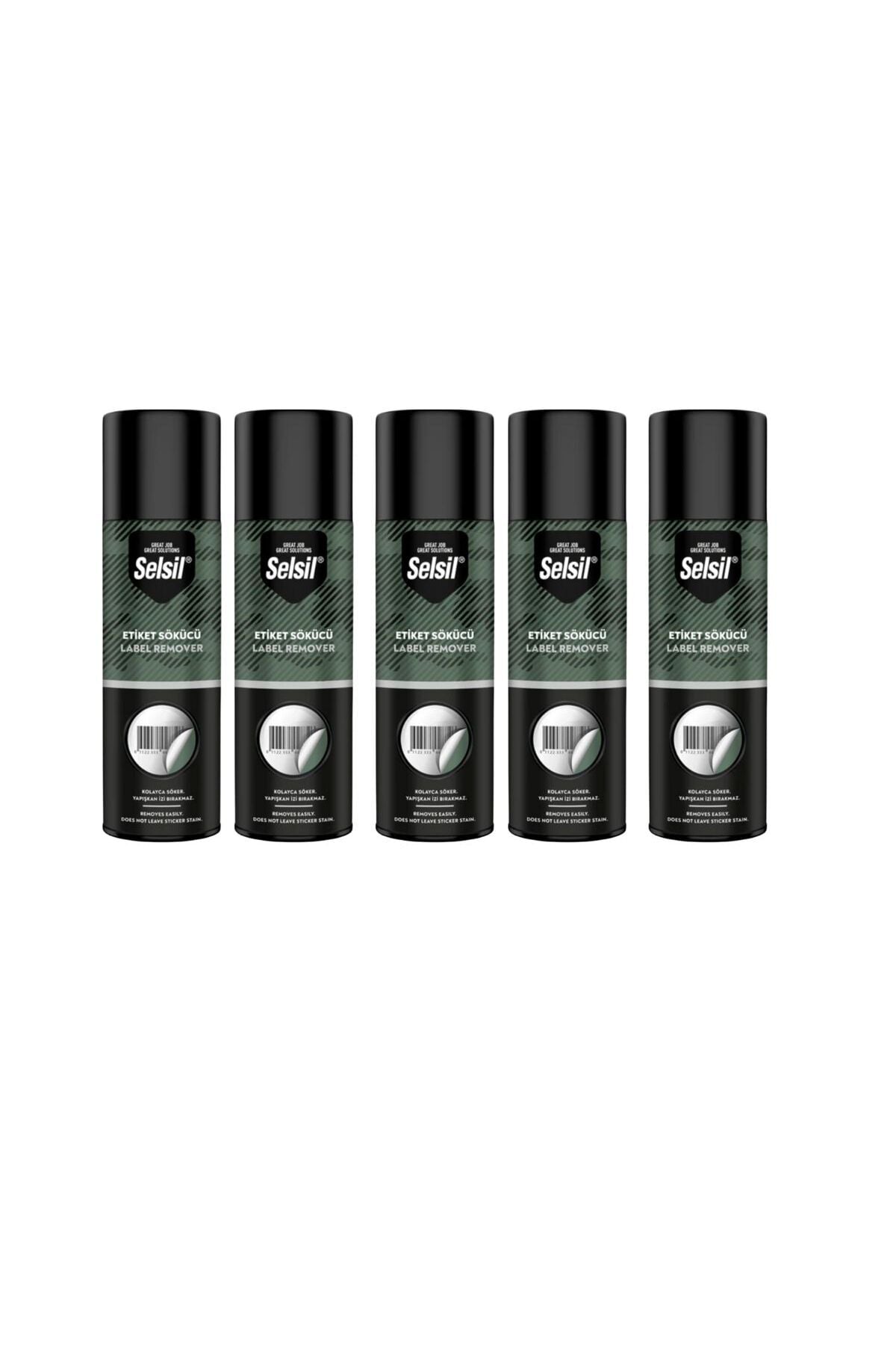 Selsil Etiket Sökücü Sprey 200 ml 5 Adet