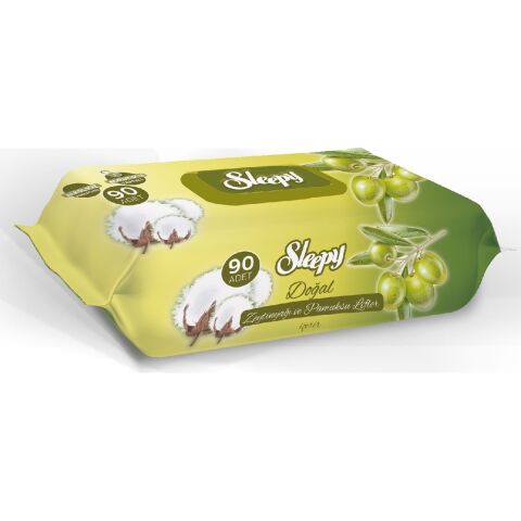 Sleepy Islak Havlu 90 Yaprak 20 Li Pamuk&zeytinyağlı