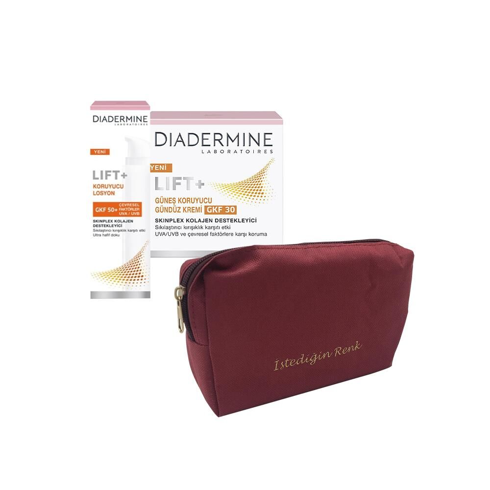Diadermine Güneş Koruyucu Gündüz Kremi ve Losyon, 'İstediğin Sen' Çanta Hediyeli